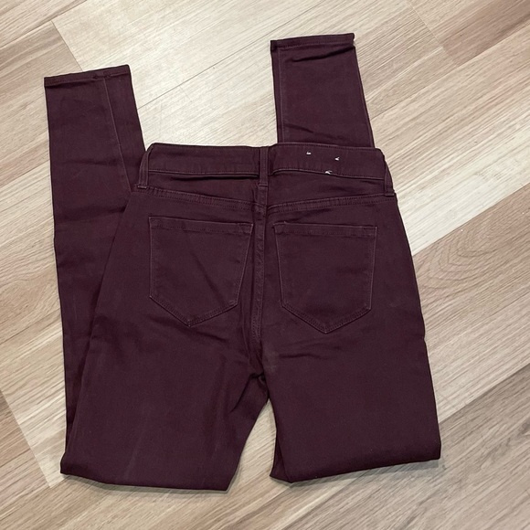 Old Navy ‘RockStar’ Mid-Rise Skinny Purple Pants Size 0 NWOT - Picture 8 of 12